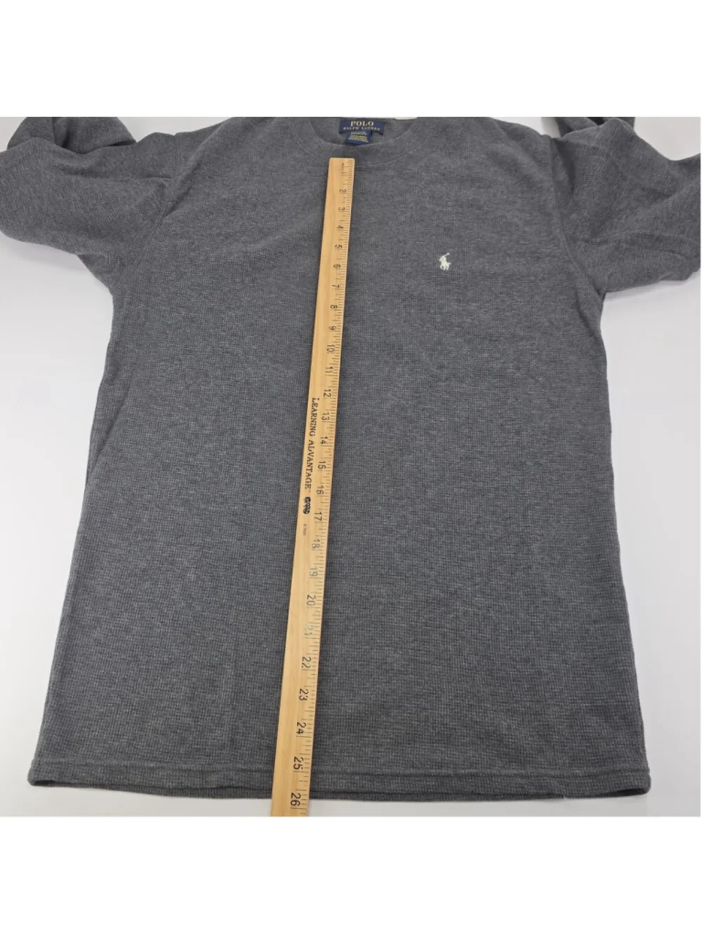 Polo Ralph Lauren Waffle Knit Lounge Set Mens M Gray Cotton Thermal Pajama...